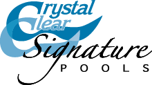 Crystal Clear Signature Pools logo
