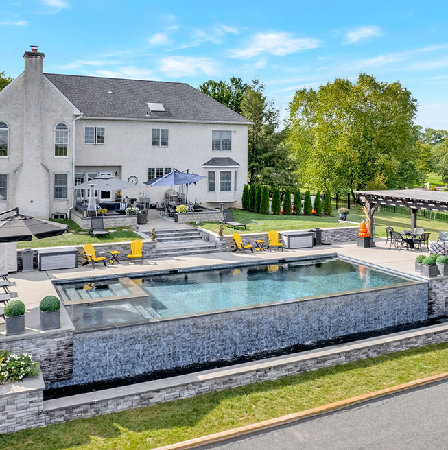 Elegant custom pool blending luxury and outdoor living