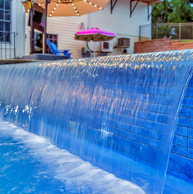 Resort-style swimming pool designed for comfort and beauty